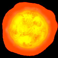 sun art sunscreen light sphere image file formats orange png 3d print model - Mito3D