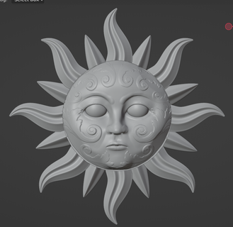 Sonne Sol 3d print model - Mito3D