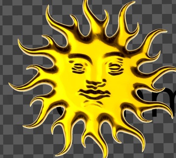 sun face art decor 3dprinting 3dprint 3d print model - Mito3D
