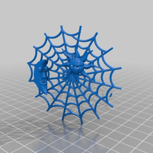 sun moon spiderweb art sculptures 3d print model - Mito3D