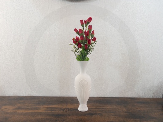 sonne mond vase dekor druckbar leben zimmer blume blumentopf 3d print model - Mito3D