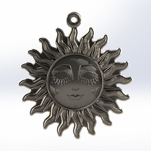 Soleil pendentif porte clés 3d print model - Mito3D