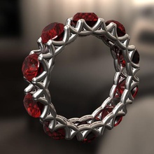 sol anel jóias brilhando o a moda envolver-se presente esposa weding t ouro diamante jewerly 3d print model - Mito3D