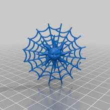 sun spiderweb art sculptures 3d print model - Mito3D