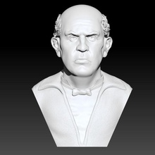 sunday faustino sarmiento art faustine shoot argentine model 3d school bust stl obj buenos aires chairman 3d print model - Mito3D