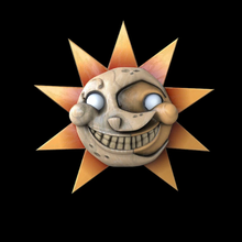 sundrop moon face mask - cosplay fnaf security breach