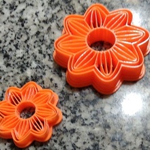 Sonnenblume Plätzchen Cutter Werkzeug Schneiden Kekse Fondant 3d print model - Mito3D