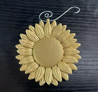 sunflower ornament christmas tree sun flower symbol hook 3d print model - Mito3D