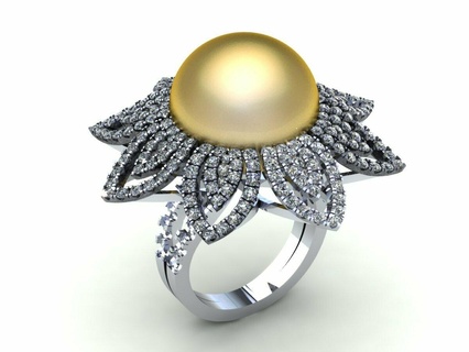 ayçiçeği armut elmas yüzük r357 takı yazdırılabilir altın gümüş düğün 3dsmax sanatçı metal prototip stl kolye kolyeler kuş kolye kolye hıyarlar Antik kaplumbağa hayvanlar 3d print model - Mito3D