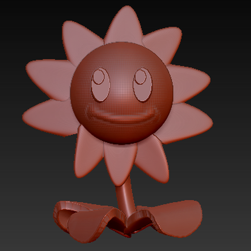 Sonnenblume pvz 3D print model - Mito3D