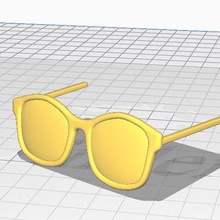 sunglasses 3d print model - Mito3D