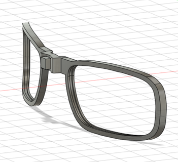 Gafas sol juguete lentes deportar 3d print model - Mito3D