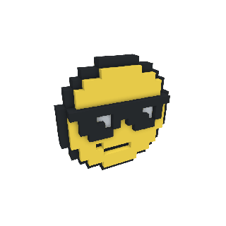 occhiali sole emoji pixelart 3d pokeball portachiavi logo 2d pixel Mario Pokemon Pikachu luigi bowser zelda gioco Minecraft anime giocattolo popolare gratuito lowpoly 3d print model - Mito3D