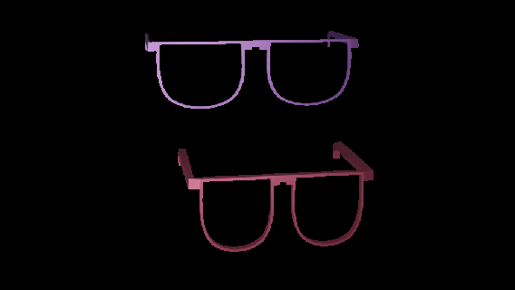 oculos escuros original fantasias Sol óculos traje 3d print model - Mito3D