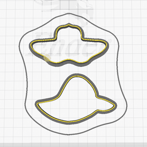 chapeau soleil biscuit coupeur argile coupeurs tranchant fondant masses abc lettres lettre alphabet calendrier 3D print model - Mito3D