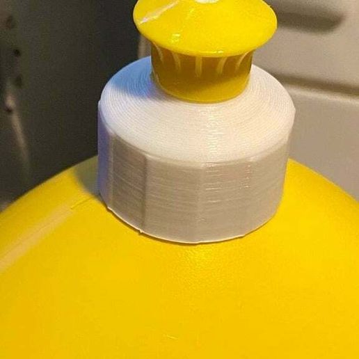 luce sole piatto detergente cap domestico 3D print model - Mito3D