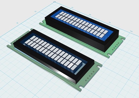sol sc1602b lcd lcd exibição lcd painel faça 3d print model - Mito3D