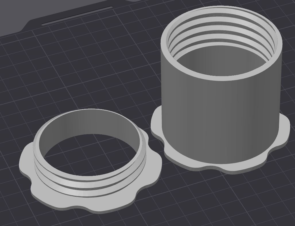 sunlu ams hafif adaptör küçük delik makaralar araçlar 3D print model - Mito3D