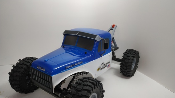 parasol visière robot d'exploration échelle 1 10 rc doge powerwagon garage voiture pièces axial traxxsas tamiya diorama 3d print model - Mito3D