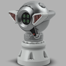 super asurada akf-11 mechanical head game cyberformula gpx toy twotreesrobot 3d print model - Mito3D