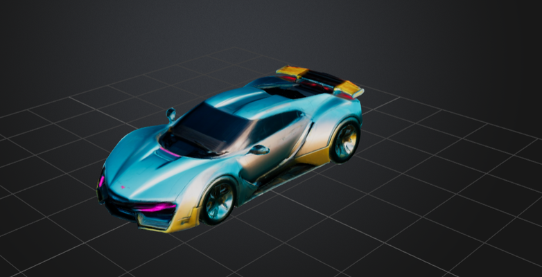 super car game 3d print model - Mito3D