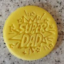 super papà goffratrice debosser ideale cupcakes decorazione 3d print model - Mito3D