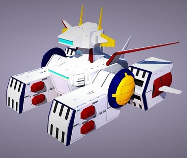 super deformed pegasus whitebase scv 70 spaceship gundam toy 3d print model - Mito3D