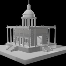süper dans Tapınağı canlı konser kirli mimarlık architetur 3d print model - Mito3D