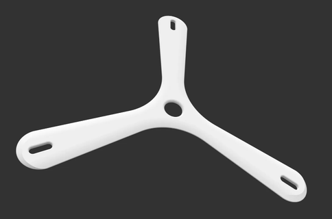 Süper vaftiz güzel bumerang uçan oyuncaklar 3d print model - Mito3D