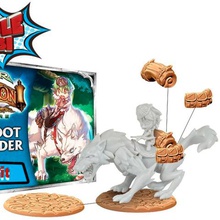 super dungeon deeproot wolfrider kit di conversione gioco 3d print model - Mito3D