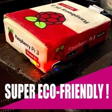 super eco-friendly case raspberry pi 3b+ gadget 3 3d print model - Mito3D