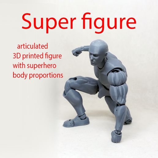 Süper şekil 3D print model - Mito3D