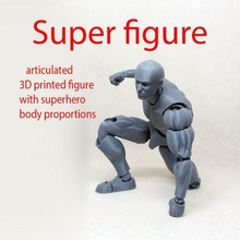 super figure 3d print model - Mito3D