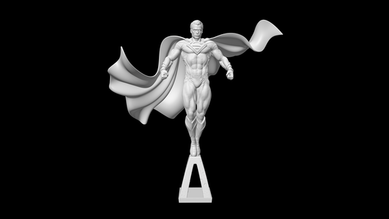 super homem homem aço Super homen super homem 3d print model - Mito3D