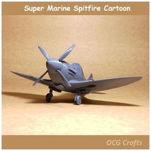 super marinho spitfire desenho animado 3d print model - Mito3D