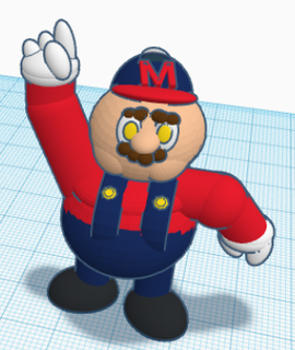 Super Mario Spielzeug 3d print model - Mito3D