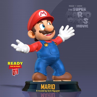 Super Mario bros Film Fan Art Nintendo Spiel Charakter Pilz Video 3dprint Statue Zahl 3dprinting niedlich Karikatur 3d print model - Mito3D
