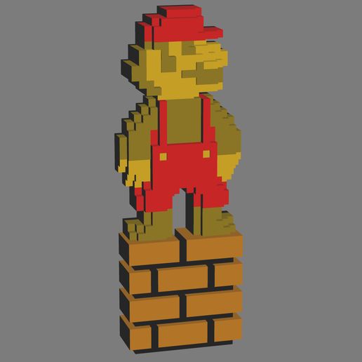 Super Mario Bros 3d Print Details