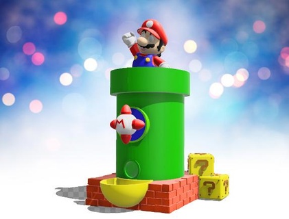 super mario bros bonbons distributeur jeuxxcultes jouet frères Mario Jeu 3d print model - Mito3D