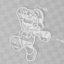 super mario bros cookie cutter casa cookiecutter la formazione di muffa biscotto supermercato marrobros supermariobros nintendo 3d print model - Mito3D