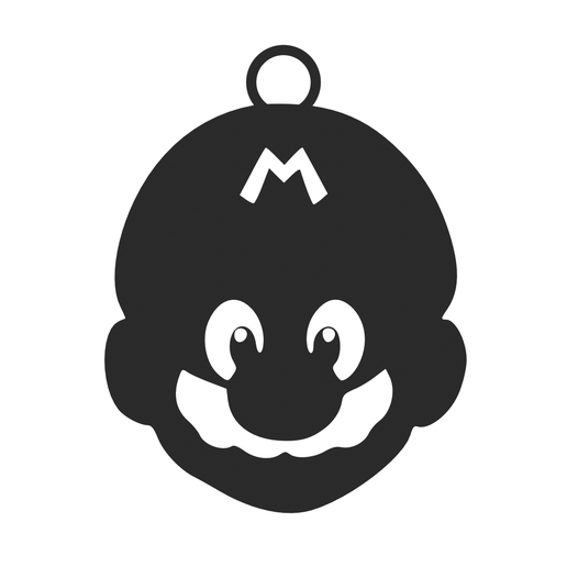 super mario bros keychain 3D print model - Mito3D