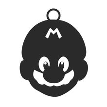 Super Mario bros Schlüsselbund 3d print model - Mito3D