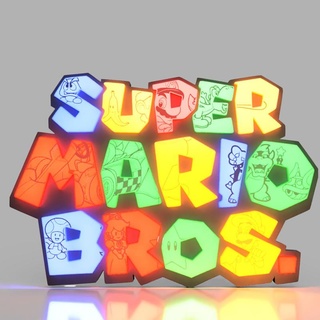 Super Mario bros Lampe Nintendo Marioboren luigi Yoshi Banane Bowser Kröte Kart Pfirsich Prinzessin Erbsen 3d print model - Mito3D