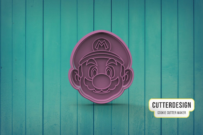 super mario bros m3 biscuit coupeur biscuits gâteau décoration fleur Feu piranha plante Luigi bowser crapaud Princesse Marguerite pêche rosalina Prince 3D print model - Mito3D