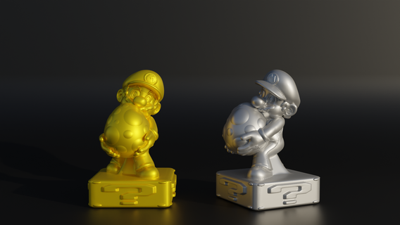 super mario character figure chess set - 6 different 3d print model board pawn game nintendo victory leadership challenge luigi bowser yoshi daisy princess peach games toys 3d print model - Mito3D