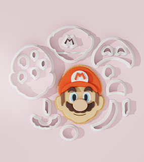 Süper Mario kurabiye kesici 3d print model - Mito3D