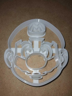 super mario cortador corte marcador cabeça bolos decoração 3d print model - Mito3D