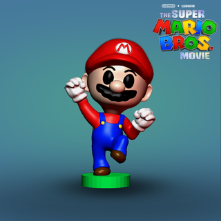 super Mario po Mario Mario super Mario Mario bros odissea 64 luce sole galassia nintendo Mario film luigi interruttore 3d print model - Mito3D