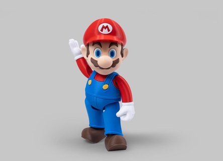 super Mario pieghevole articolato 3d film bros animazione 3d print model - Mito3D