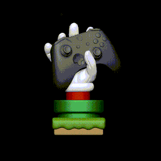 Süper Mario el oyun kolu Kulp destek snes nintendo istasyonu xbox oyuncak Sanat oyuncu sonik 3d print model - Mito3D